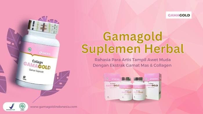 Gamagold Suplemen Herbal, Rahasia Para Artis Tampil Awet Muda