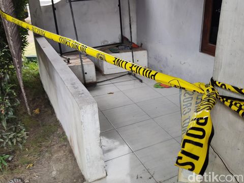 Kamar kos salah satu pelaku mutilasi inisial W (29) di Krapyak, Sleman, DIY, Minggu (16/7/2023).