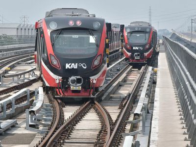 Potret LRT Jabodebek yang Resmi Jadi Objek Vital Nasional
