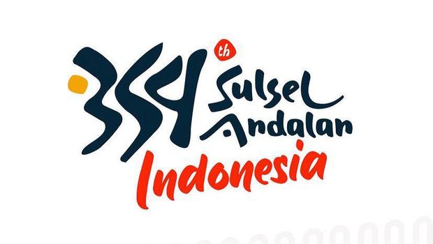 Logo HUT Sulsel ke-354