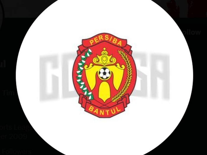 Logo Persiba Bantul. Foto diunggah Senin (17/7/2023).