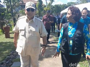 Kata Prabowo dan Susi Pudjiastuti Usai Satu Jam Bicara 4 Mata