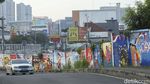 Mural Pemilu Anti Hoax dan Politik Uang Mejeng di Depok