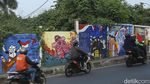 Mural Pemilu Anti Hoax dan Politik Uang Mejeng di Depok