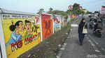Mural Pemilu Anti Hoax dan Politik Uang Mejeng di Depok