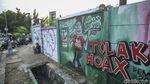 Mural Pemilu Anti Hoax dan Politik Uang Mejeng di Depok