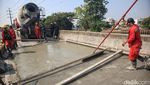 Pembetonan Jalan di Hari Senin Bikin Daan Mogot Makin Kusut