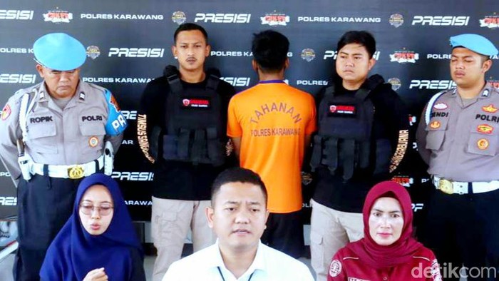 Pers rilis pembacokan pemuda di Karawang