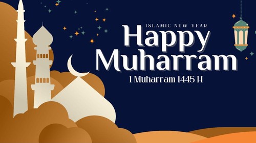 Poster tahun baru islam 2023/1445 H