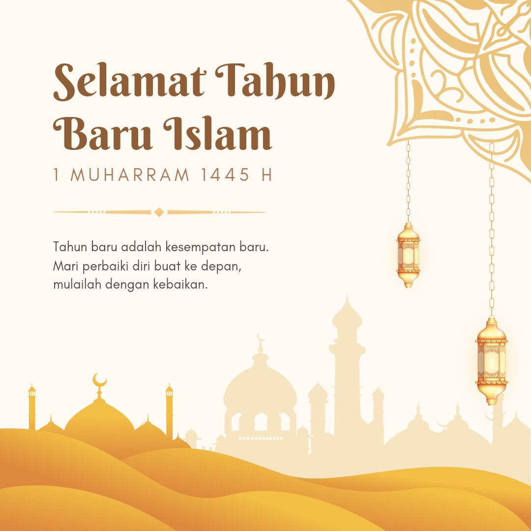 Poster Ucapan Selamat Tahun Baru Islam