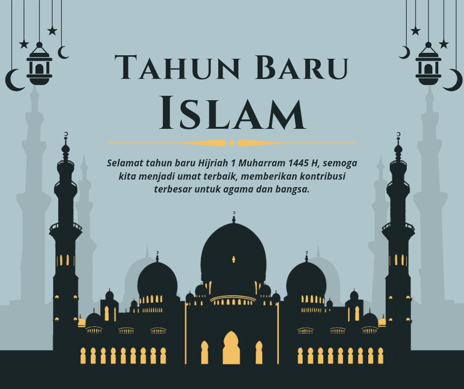 Poster Ucapan Selamat Tahun Baru Islam