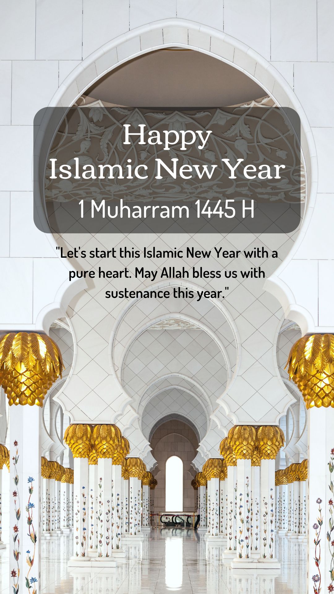 Poster Ucapan Selamat Tahun Baru Islam