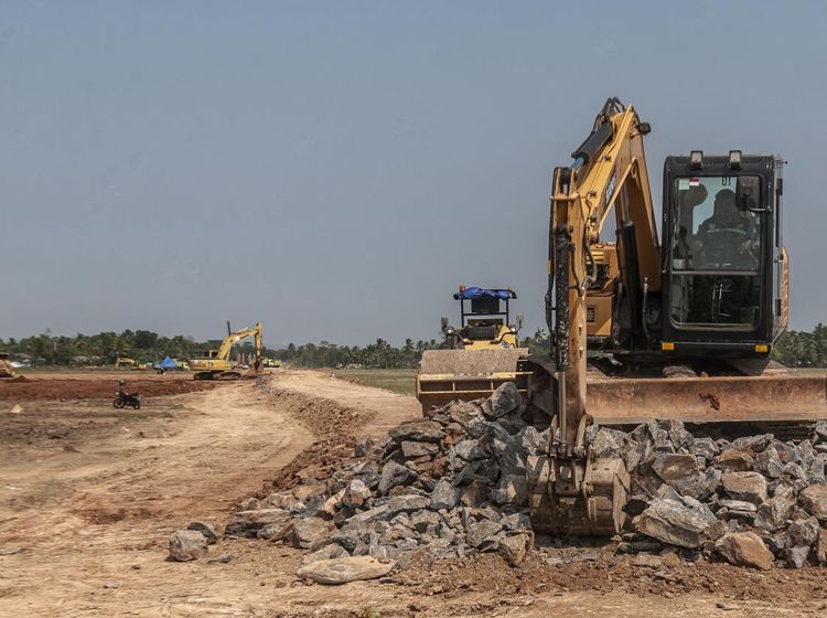 Foto-foto Progres Pembangunan Tol Serang-Panimbang Seksi III