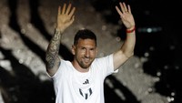 Messi didatangkan klub MLS ini secara free transfer usai kontraknya dengan Paris Saint-Germain habis. Ia diikat kontrak oleh Inter Miami hingga 2025. (Sam Navarro-USA TODAY Sports/Reuters)