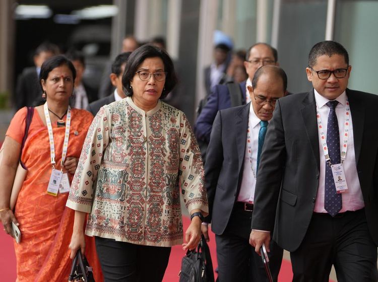 Sri Mulyani Bertemu Menkeu-Bos Bank Sentral G20 di India, Ini Potretnya