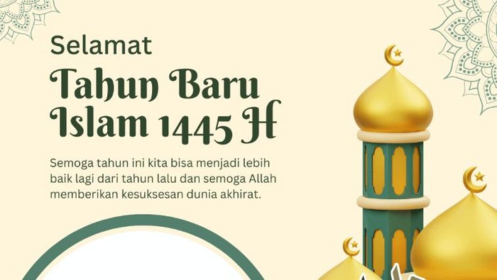 Twibbon Tahun Baru Islam 1445 Hijriah Tahun 2023