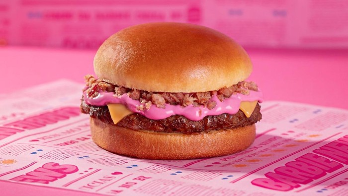 Burger Pink Edisi Barbie Ini Dicibir Seperti Obat Diare