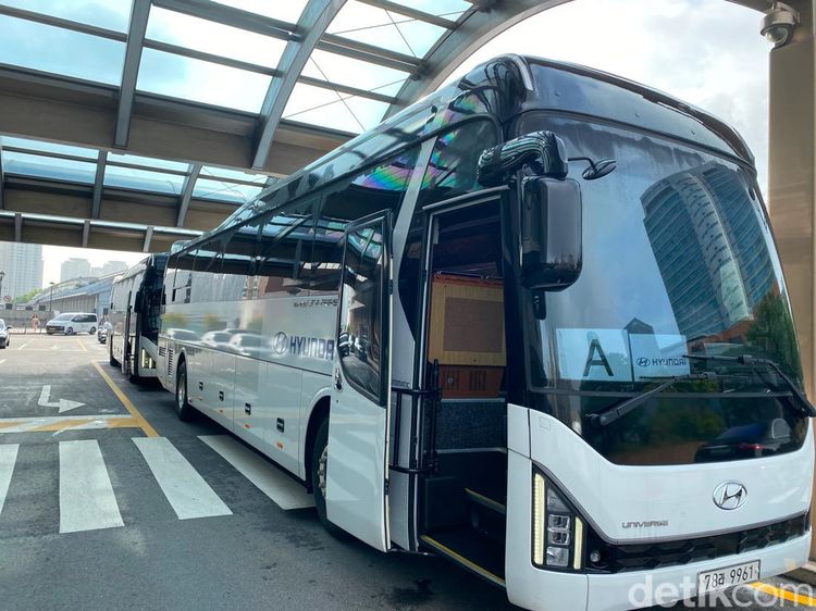 Dimanjakan Bus Buatan Hyundai di Korea