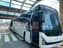 Dimanjakan Bus Buatan Hyundai di Korea