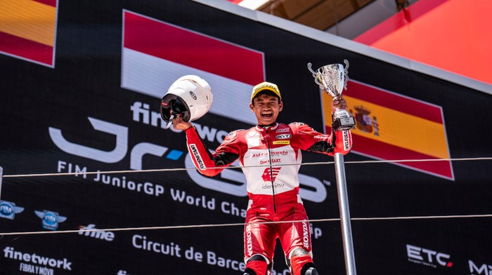 Fadillah Arbi Aditama juara di JuniorGP Catalunya