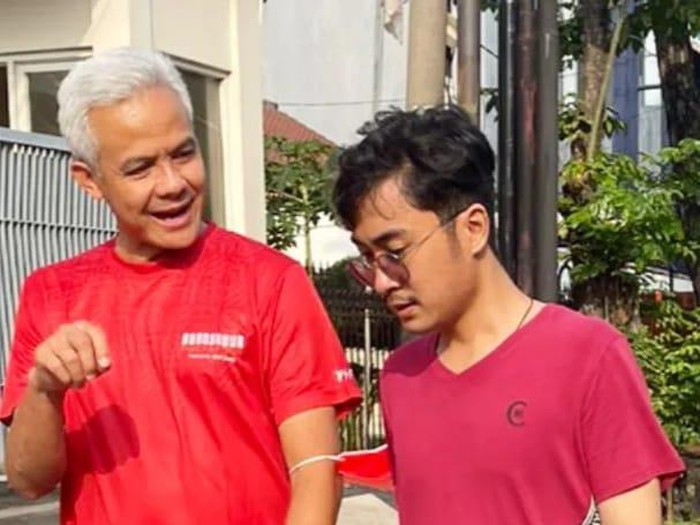 Ganjar Pranowo dan Aryo Seno Bagaskoro.