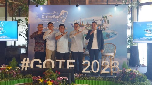 Garuda Indonesia bakal memberikan 11 ribu kursi penerbangan dalam rangka perhelatan Garuda Indonesia Online Travel Fair (GOTF) 2023 yang digelar dari 18 Juli-31 Juli 2023. (Ronatal Siahaan/detikBali).