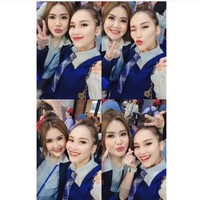 Gaya rambut Ayu Ting Ting dicepol ke atas, dan pulasan makeup natural di wajahnya menambah aura kecantikannya. Foto: Dok. Instagram Ayu Ting Ting