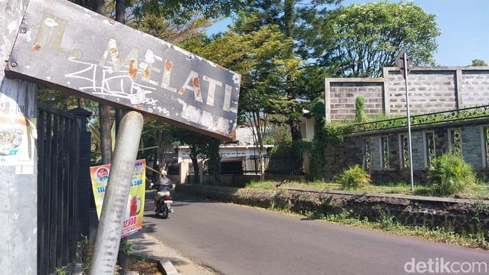 Jalan Melati lokasi pembegalan yang dialami oleh korban di Kota Batu.