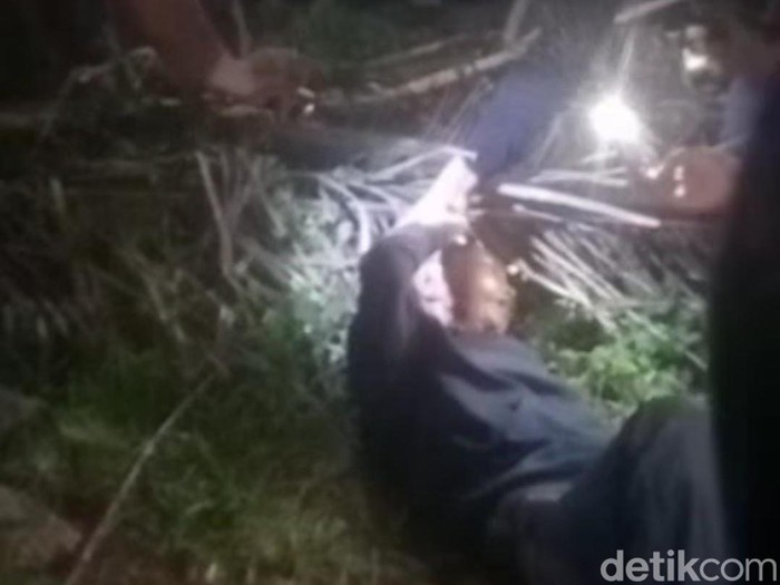 Kondisi korban tewas diduga dibegal di Serdang Bedagai.