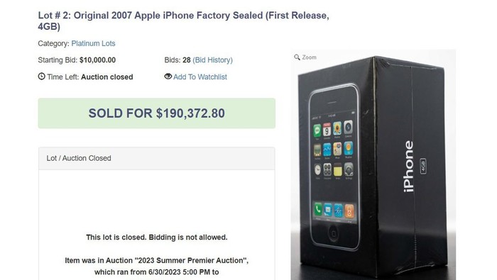 Lelang iPhone