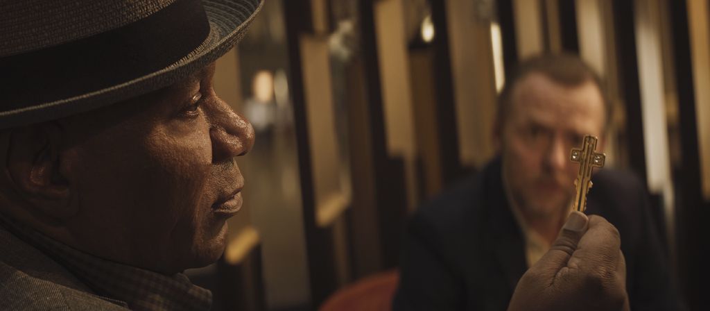 Ving Rhames dan Simon Pegg di Mission: Impossible Dead Reckoning Part One.