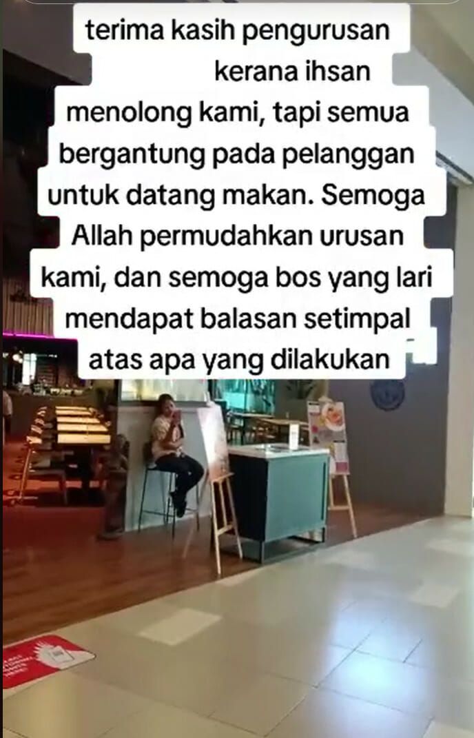 pegawai ditinggal bos