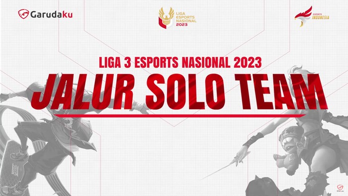 Pengurus Besar Esports Indonesia (PBESI) dan Garudaku resmi menghadirkan Liga Esports Nasional 2023 Jalur Solo Team. Total hadiah yang ditawarkan mencapai Rp 200 juta.