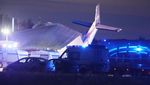 Penampakan Pesawat Cessna yang Tabrak Hanggar di Polandia