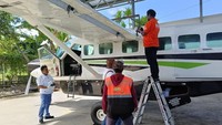 Kapolda Papua Irjen Mathius Fakhiri mengatakan pesawat Smart Air itu membawa 7 personel Satgas Damai Cartenz. (dok Polda Papua)