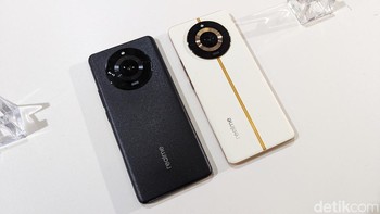 Realme 11 Pro mengusung chipset MediaTek Dimensity 7050 dengan RAM 8GB + 8GB dan memori internal 256GB. Ponsel ini dibanderol dengan harga promo Rp 5.499.000, dan harga normal Rp 5.599.000. Foto: Virgina Maulita Putri/detikINET