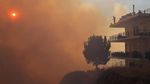 Rumah-rumah Mewah di Yunani Dilalap Kobaran Api Kebakaran Hutan