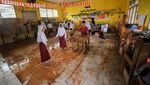 Kasihan! Sekolah di Jambi Ini Langganan Banjir