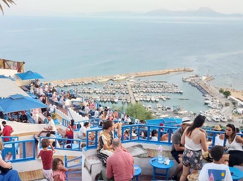 Sidi Bou Said di Tunisia