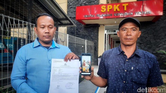 Sutanto melaporkan istrinya, Vera, hilang usai 10 hari menikah. (Prima Syahbana/detikSumbagsel)