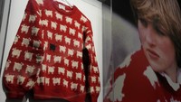 Jaket sweater milik Putri Diana menjadi perhatian publik sejak Juli lalu.  Foto: AP/Frank Augstein