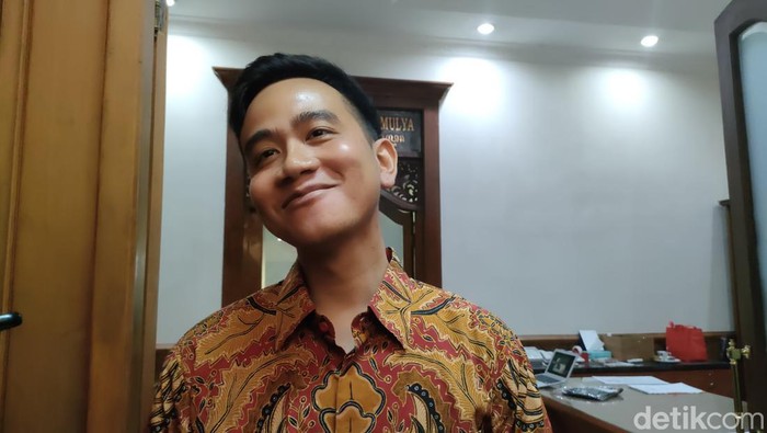 Wali Kota Solo Gibran Rakabuming Raka di Balai Kota Solo, Selasa (18/7/2023).