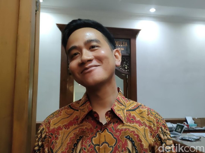Wali Kota Solo Gibran Rakabuming Raka di Balai Kota Solo, Selasa (18/7/2023).