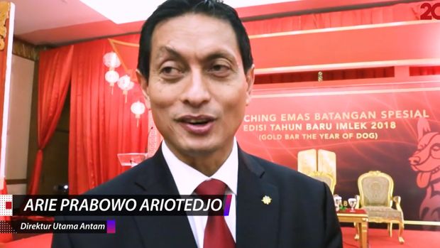 Ayah Menteri Pemuda dan Olahraga (Menpora) Dito Ariotedjo, Arie Prabowo Ariotedjo saat menjadi Dirut Antam (Dok. 20detik)