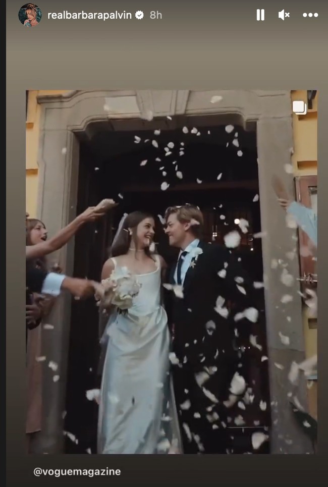 Seperti dikutip Vogue, Barbara mengaku awalnya ingin menggelar pernikahan sederhana hanya dengan beberapa tamu undangan. “Namun akhirnya ada 115 tamu karena ada banyak orang yang kami sayangi dan kami ingin mereka ada di sini,” katanya. Foto: Dok. Instagram @realbarbarapalvin
