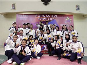 Diperkuat Eks Pelatnas, Bulutangkis Kemenpora Menangi PORNAS KORPRI