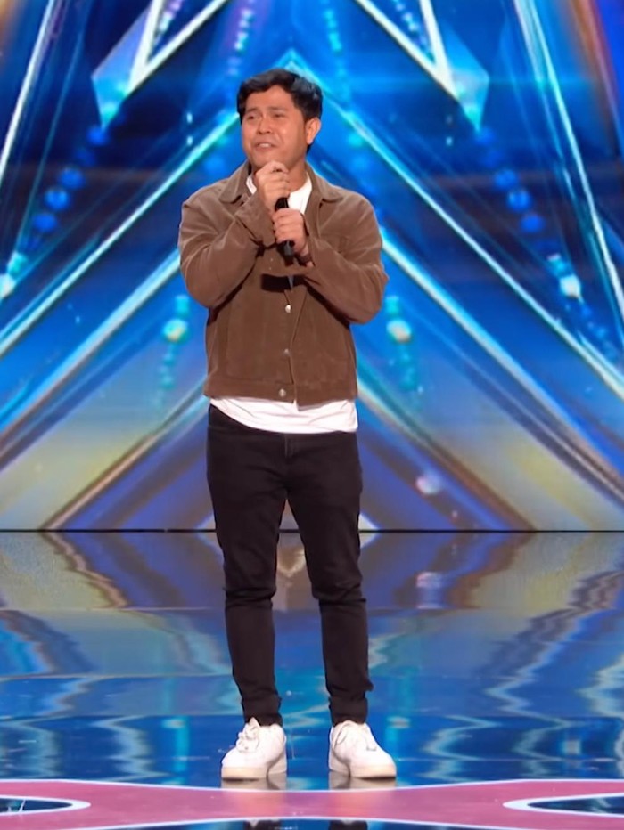 CAKRA KHAN CAKRA KHAN saat audisi AGT 2023.