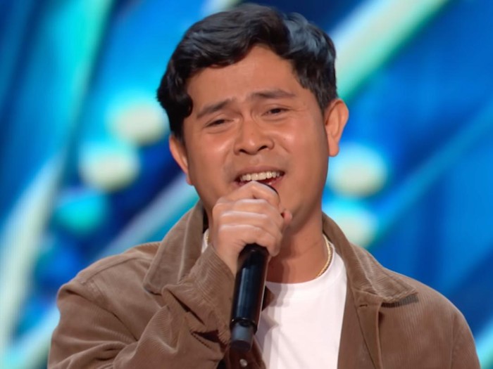 CAKRA KHAN saat audisi AGT 2023.