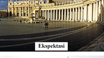 Di benak kita saat akan mendatangi Lapangan Santo Petrus bakal sepi sesuai foto yang dibagikan orang-orang. Ternyata sampai lokasi malah ramai banget ya. Foto: (Dok. Bored Panda).