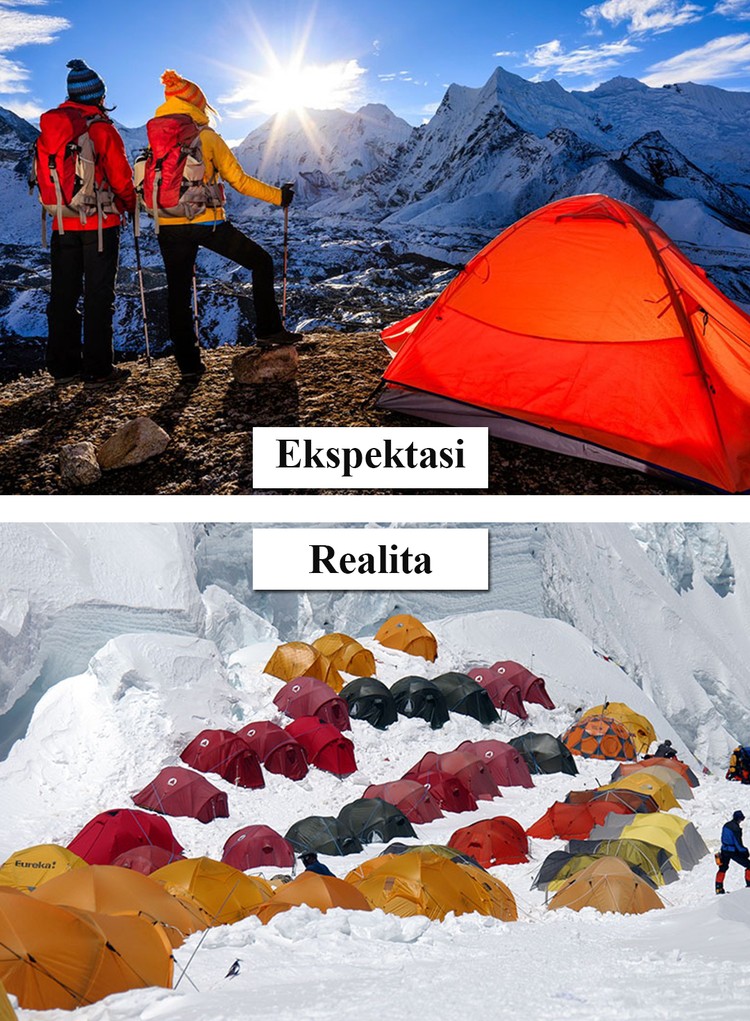 Saat akan jalan-jalan bersama dengan keluarga, yang ada dibenak kita pasti tempatnya bakal sepi sesuai dengan foto yang dibagikan orang-orang. Tapi ternyata...